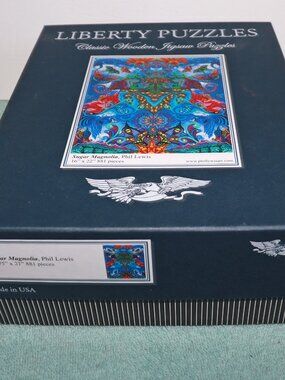 Liberty Wooden Jigsaw Puzzle, Sugar Magnolia, Phil Lewis, 881 Pieces, Complete
